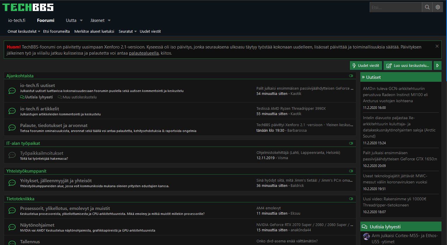 TechBBS Xenforo 2.1 greenify