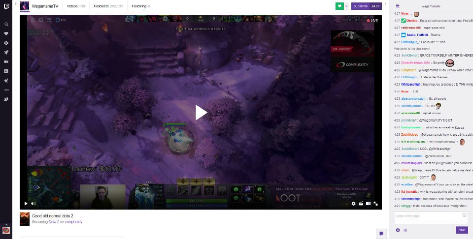TwitchTV Firefox Temp ScrollBar fix