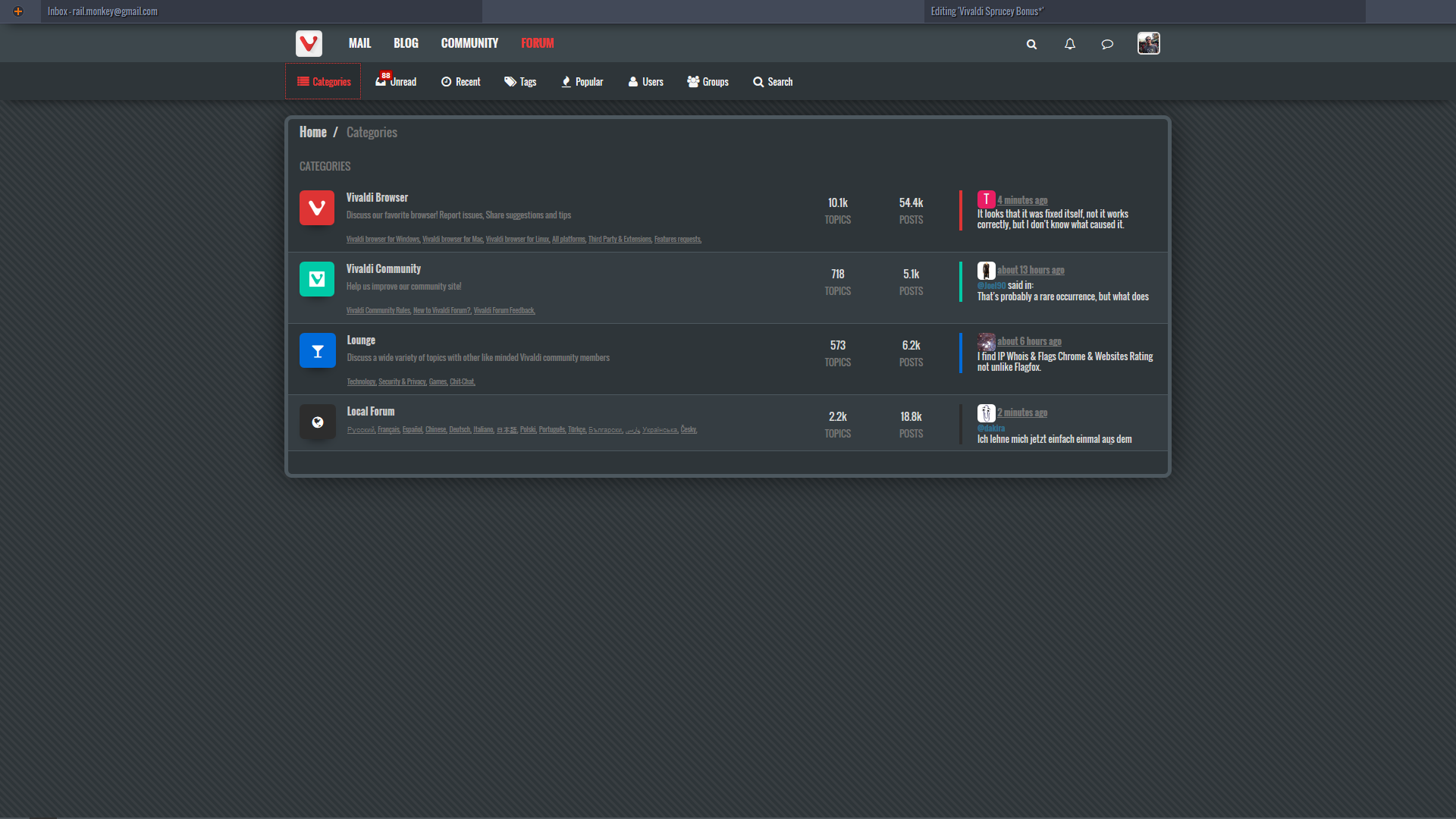 Vivaldi Sprucey Bonus DARK