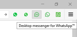 Desktop Messenger WhatsApp Addon ( Replace Icon )