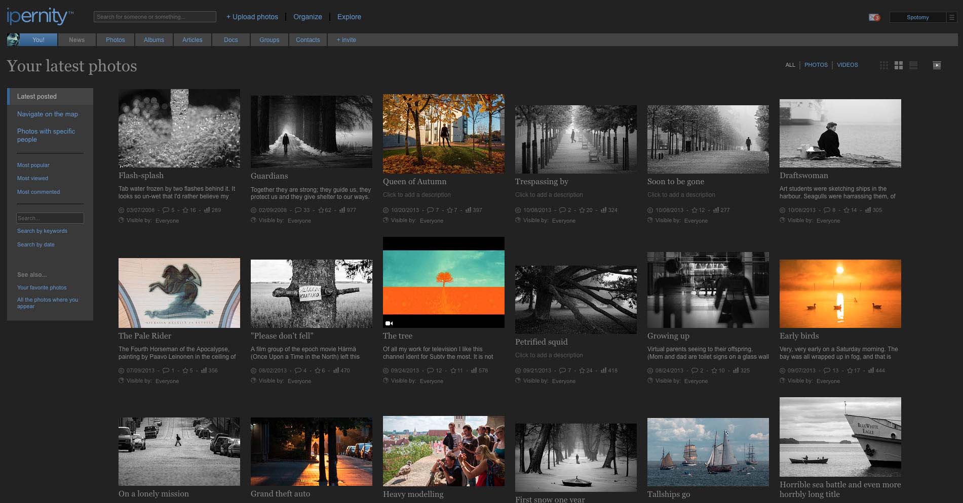 Neutral Dark Gray for Ipernity, Part 1/2