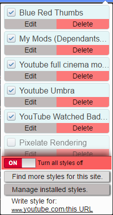 My Stylus UI Mods [Chrome]
