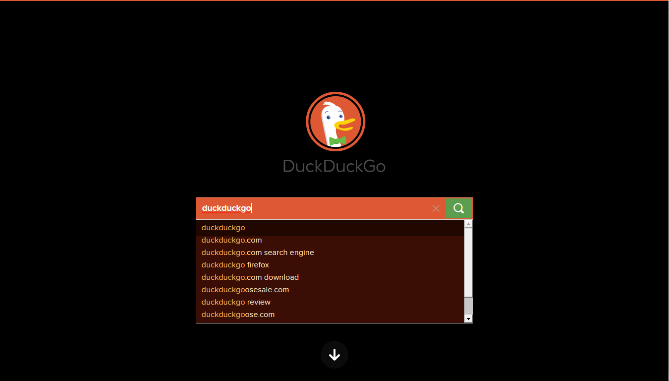 DuckDuckGO Dark