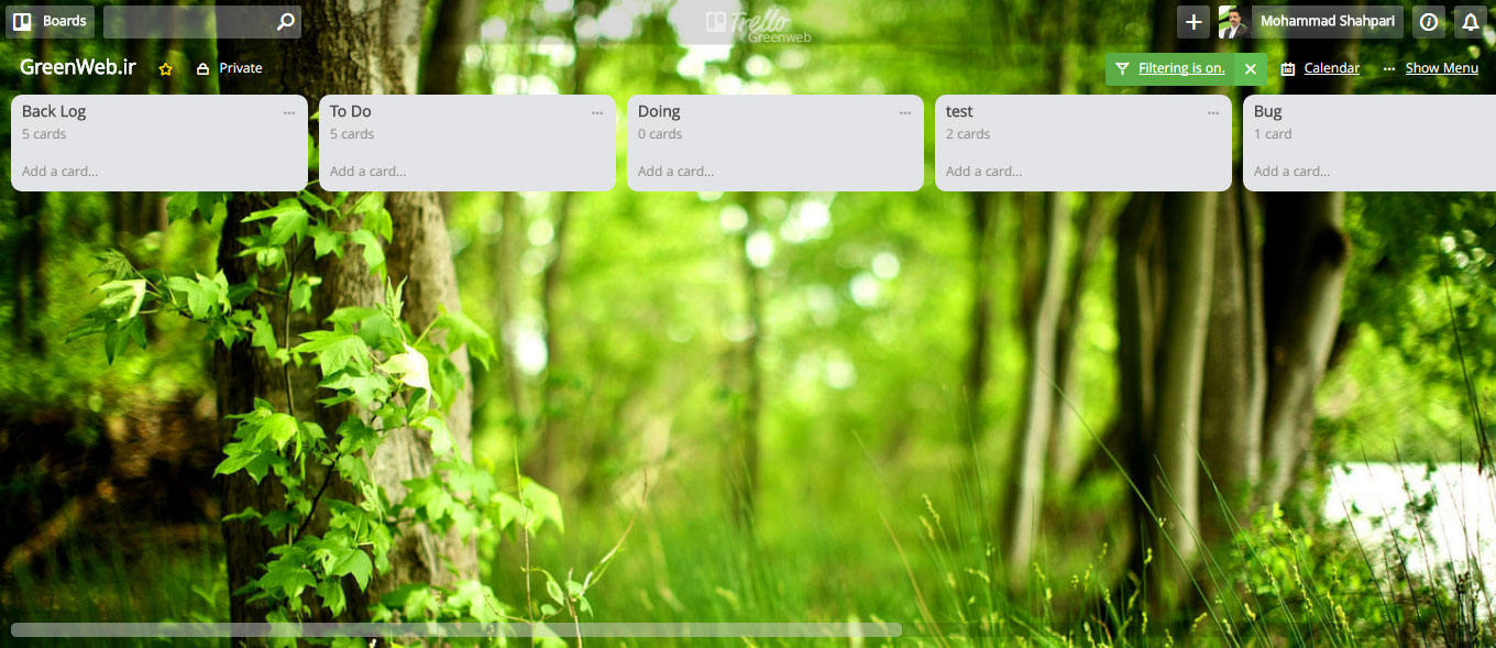 Trello - RTL By GreenWeb
