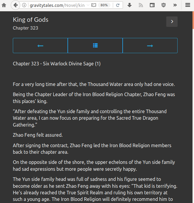 gravitytales Dark Readable