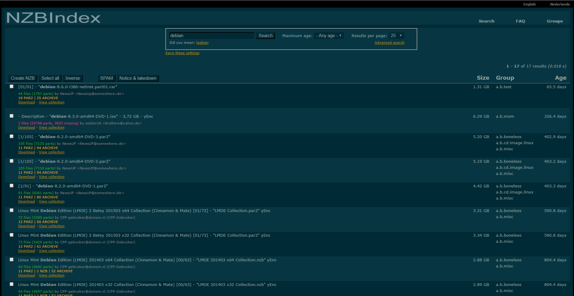 NZBIndex - Solarized Dark & Clean
