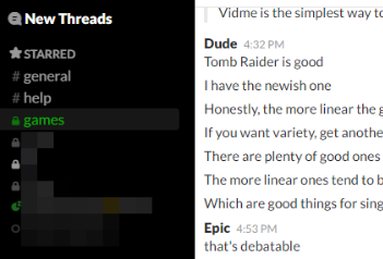 Hide user images and condense messages in Slack