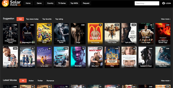 Dark Minimal SolarMovie