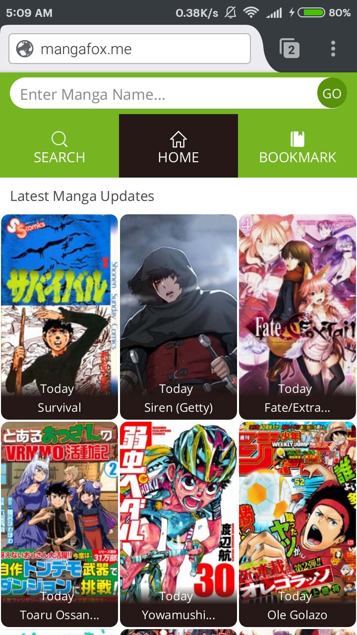 Mangafox Mobile Clean - Read Manga Simple