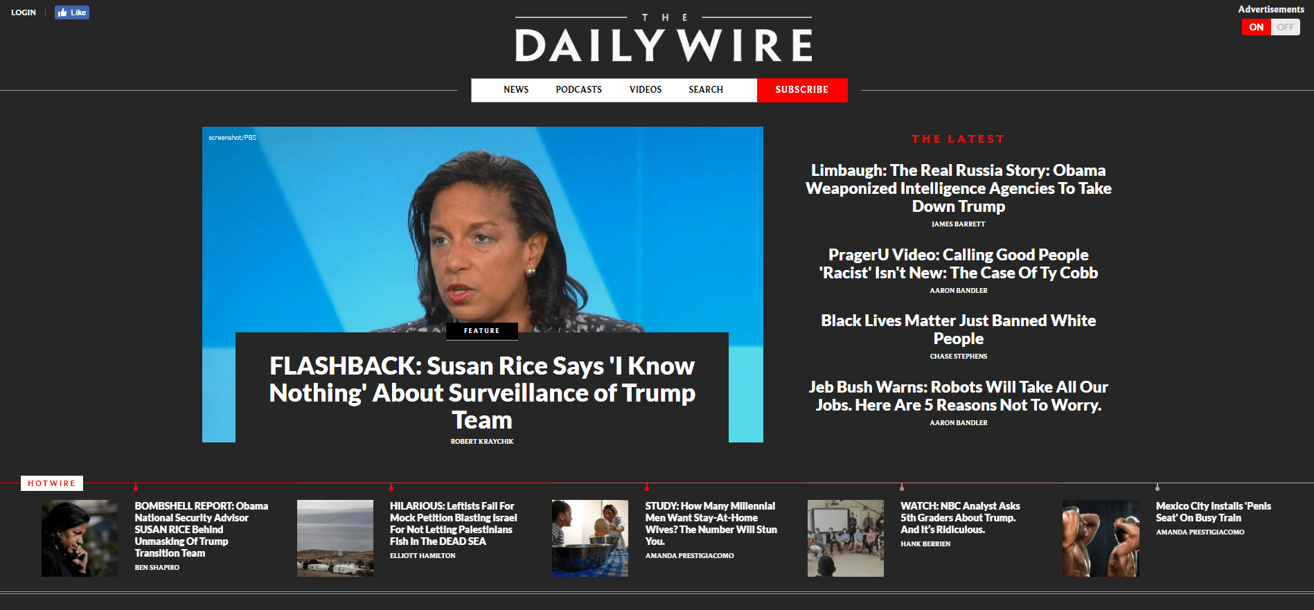 The Daily Wire Dark