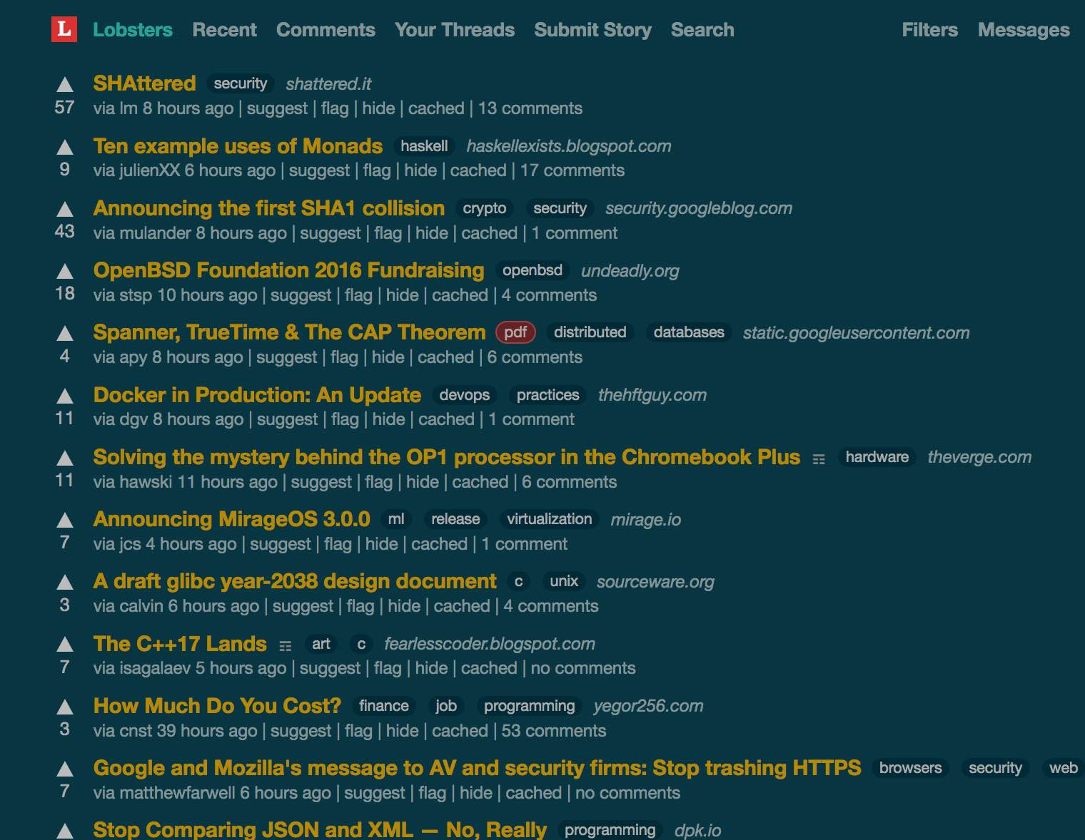 Dark Solarized Lobster