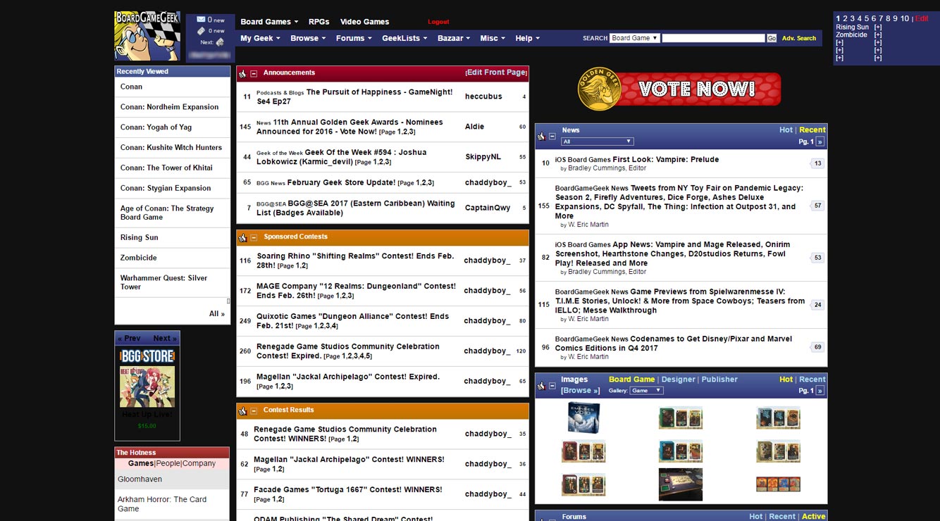 BoardGameGeek (Clean/No-Adds)