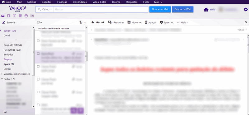 Yahoo e-mail - No ads and more space