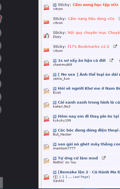 VOZ LIVING tự ẩn