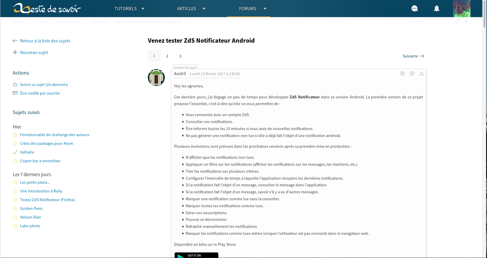 Zeste de Savoir Complexity Reduction