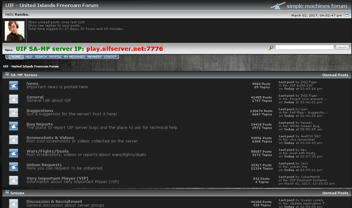 UIF Grey Theme