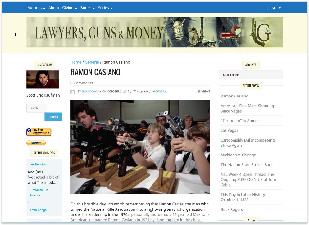 Laywers Guns & Money Blog - Improve Readability