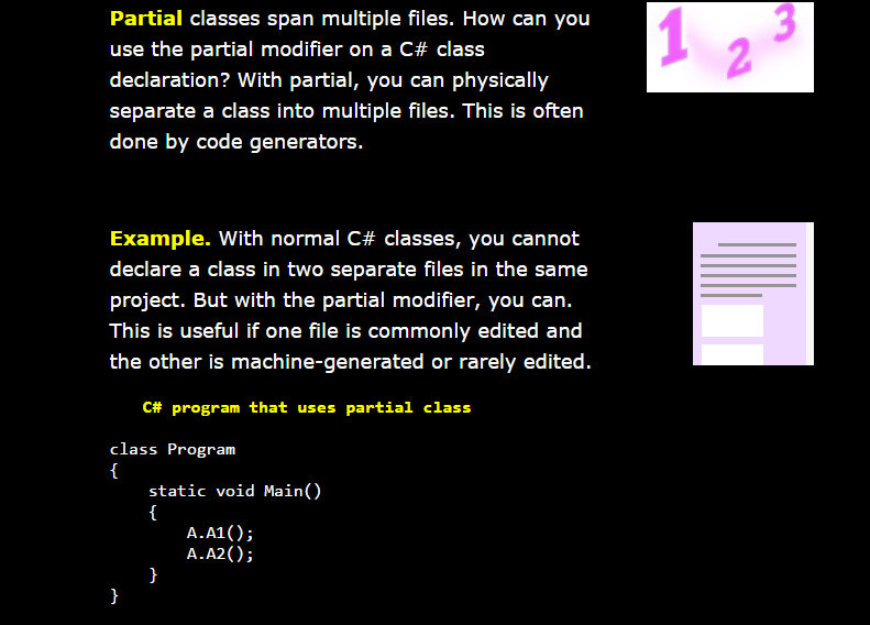 DotNetPerls Dark Theme V1