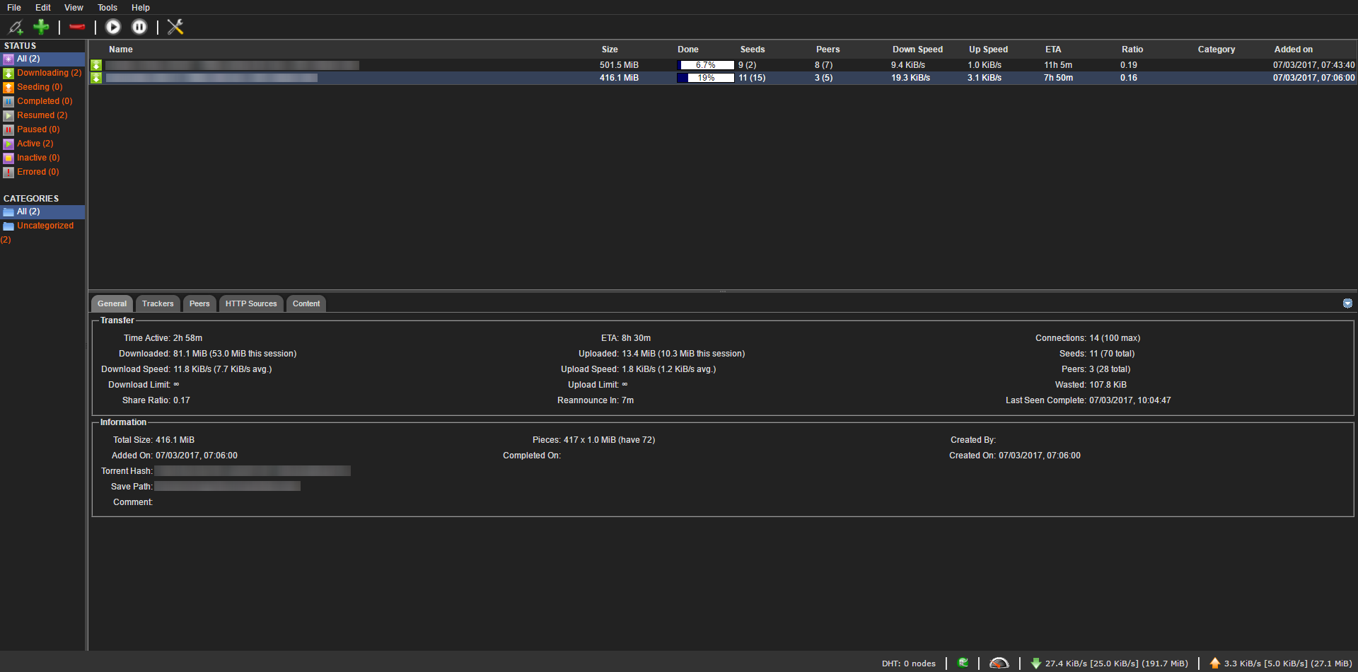 Dark Web UI for qBittorrent