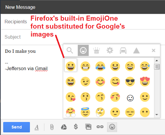 Gmail Chat and Hangouts Emoji Fix (March 2017)