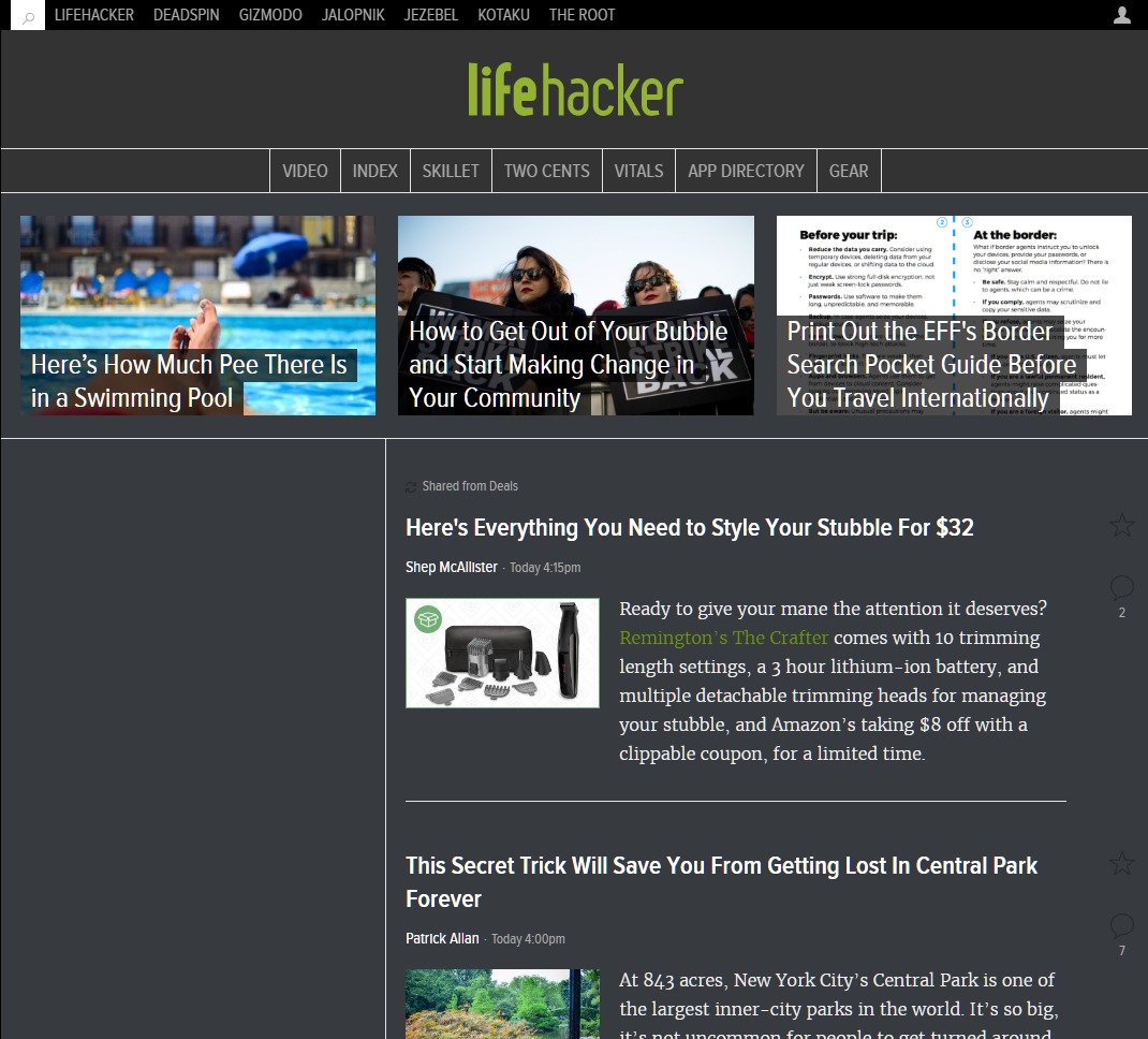 My Lifehacker Dark