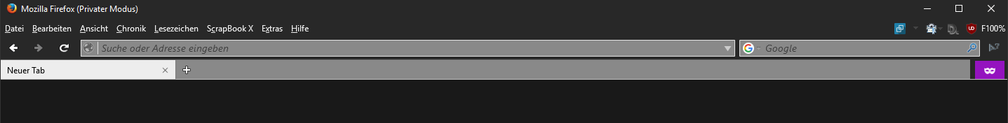Dark Square Tabs for FireFox [Tabs on bottom]