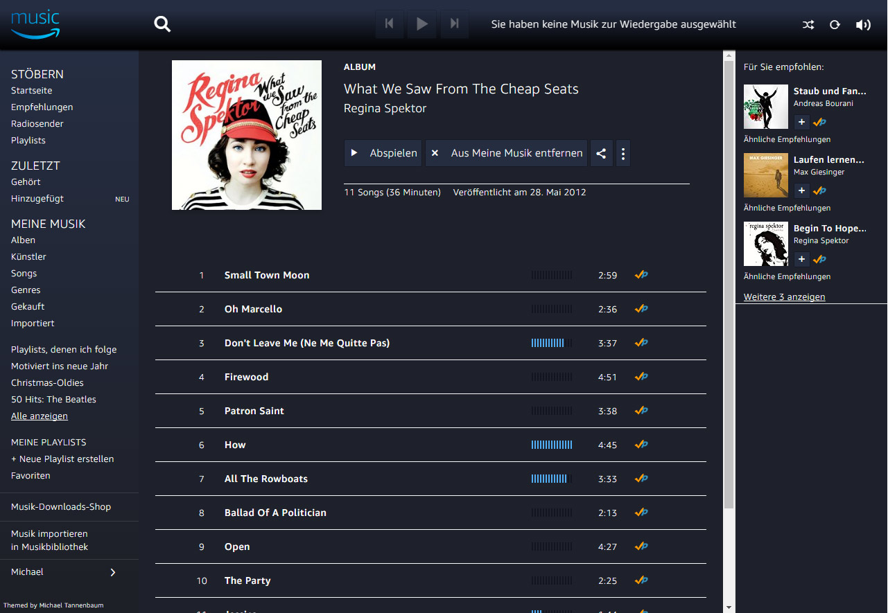 Amazon Music Dark/Blue