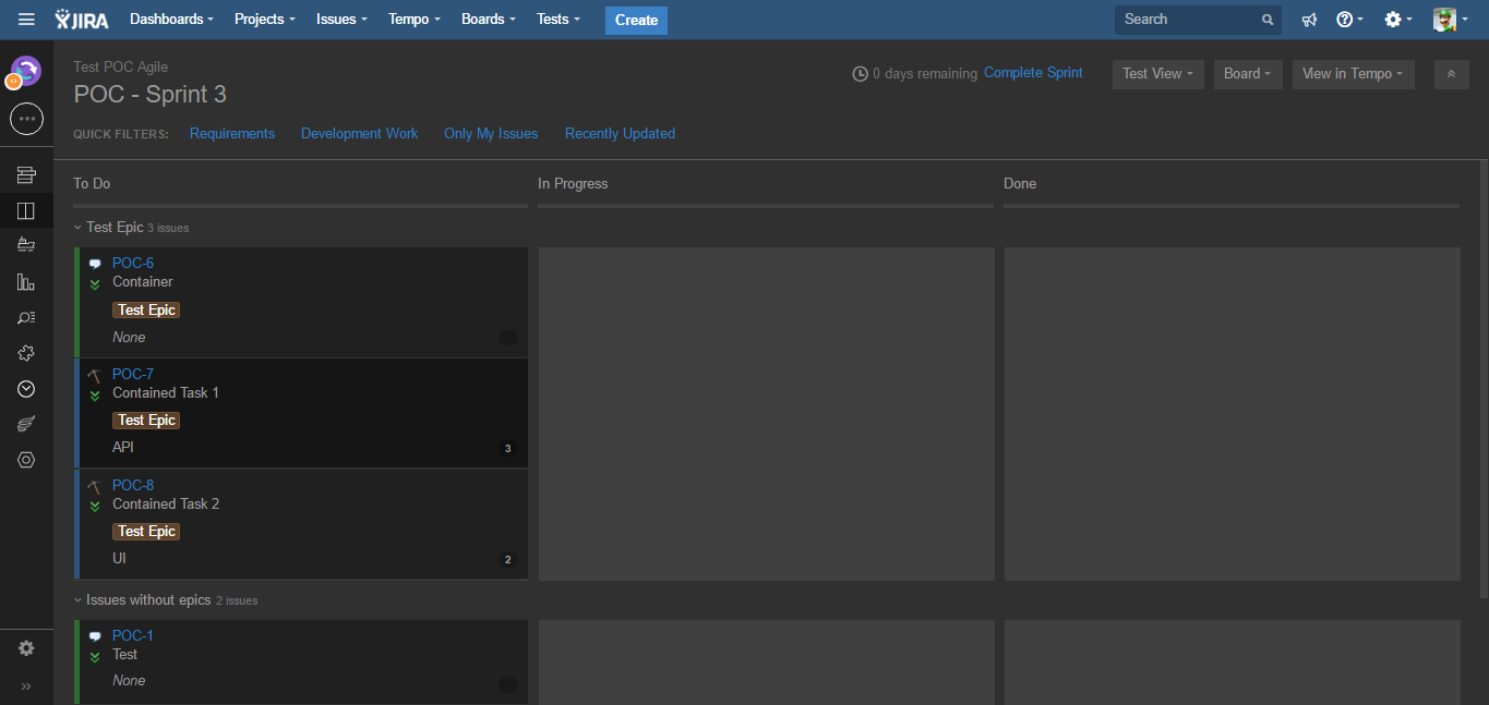 Jira Dark Flat