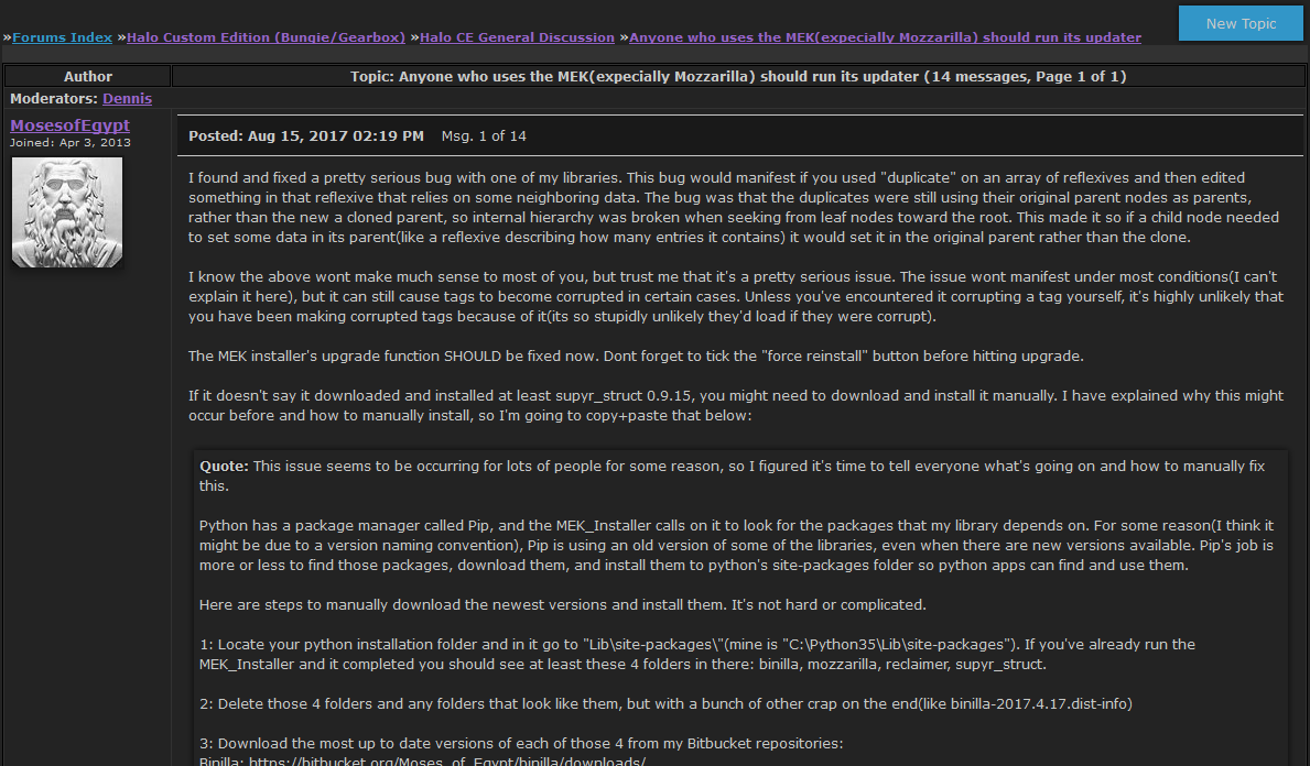Halo Maps Forum Dark Theme