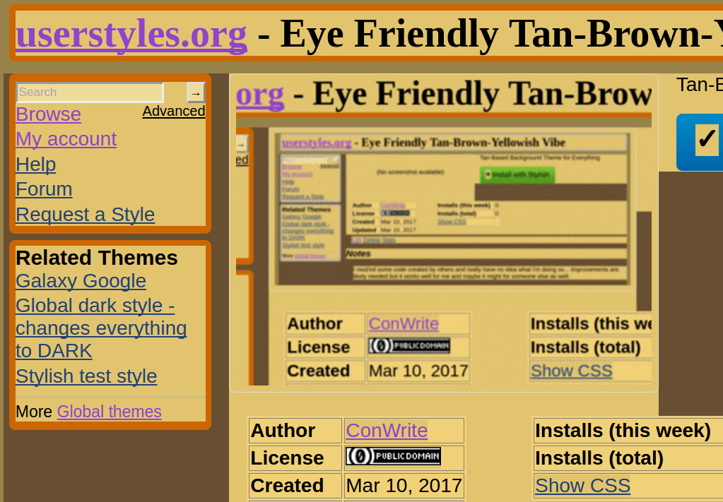 Eye Friendly Tan-Brown-Yellowish Vibe