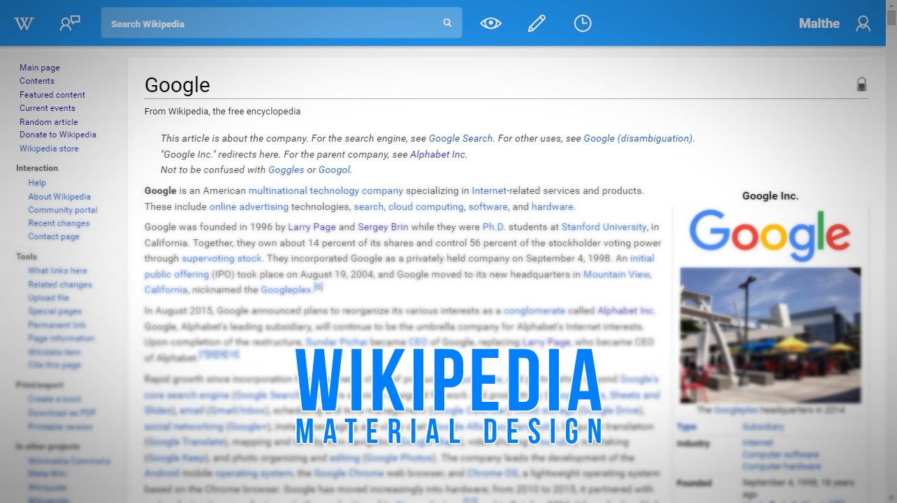 Wikipedia Material