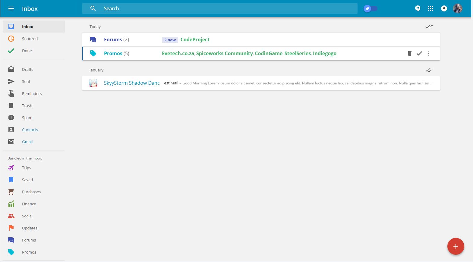 Google Inbox Yeti