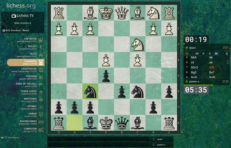 Lichess.org Theme - Green Ice