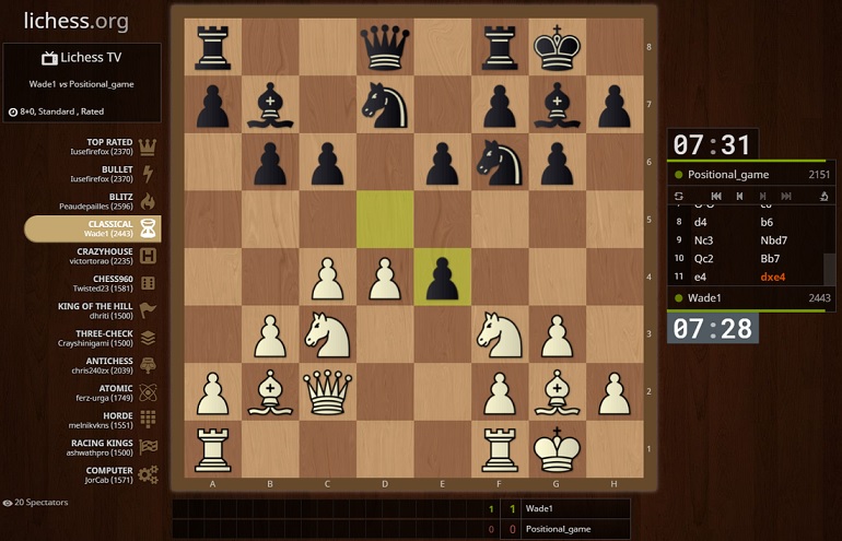 Lichess.org Theme - Rich Wood
