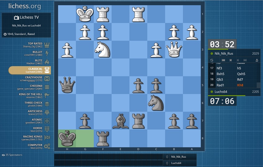 Lichess.org Theme - Blue Grid