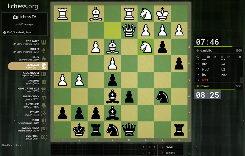 Lichess.org Theme - Green and Gold Glass