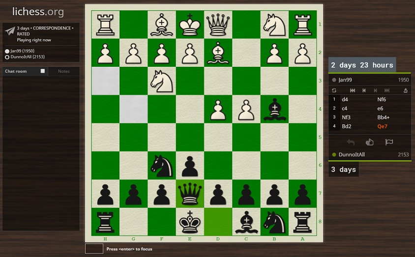 Lichess.org Theme - Green Vinyl Tournament Board