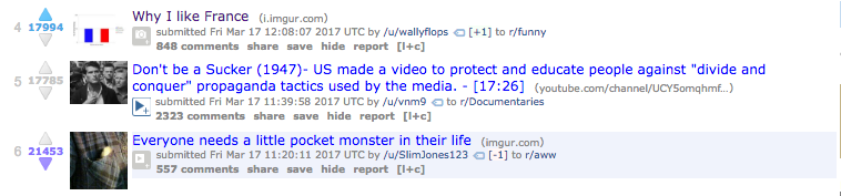 Voat buttons for reddit