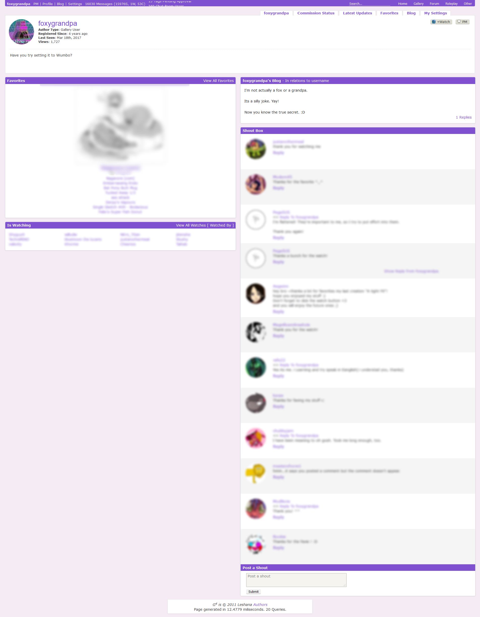 Modern Gallery and Forum CSS