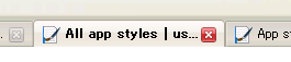 No Under Line of an Active Tab