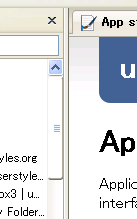 Transparent Scrollbar ( Until Clicking )