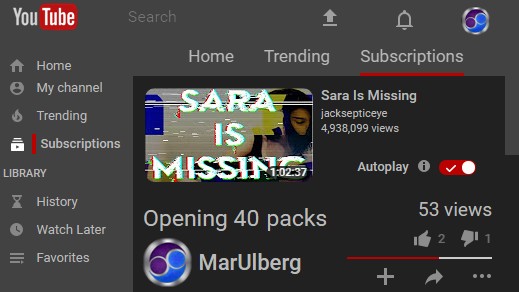 YouTube Flat Dark & Clean