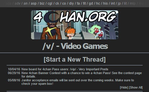 4chan Flat Dark & Clean