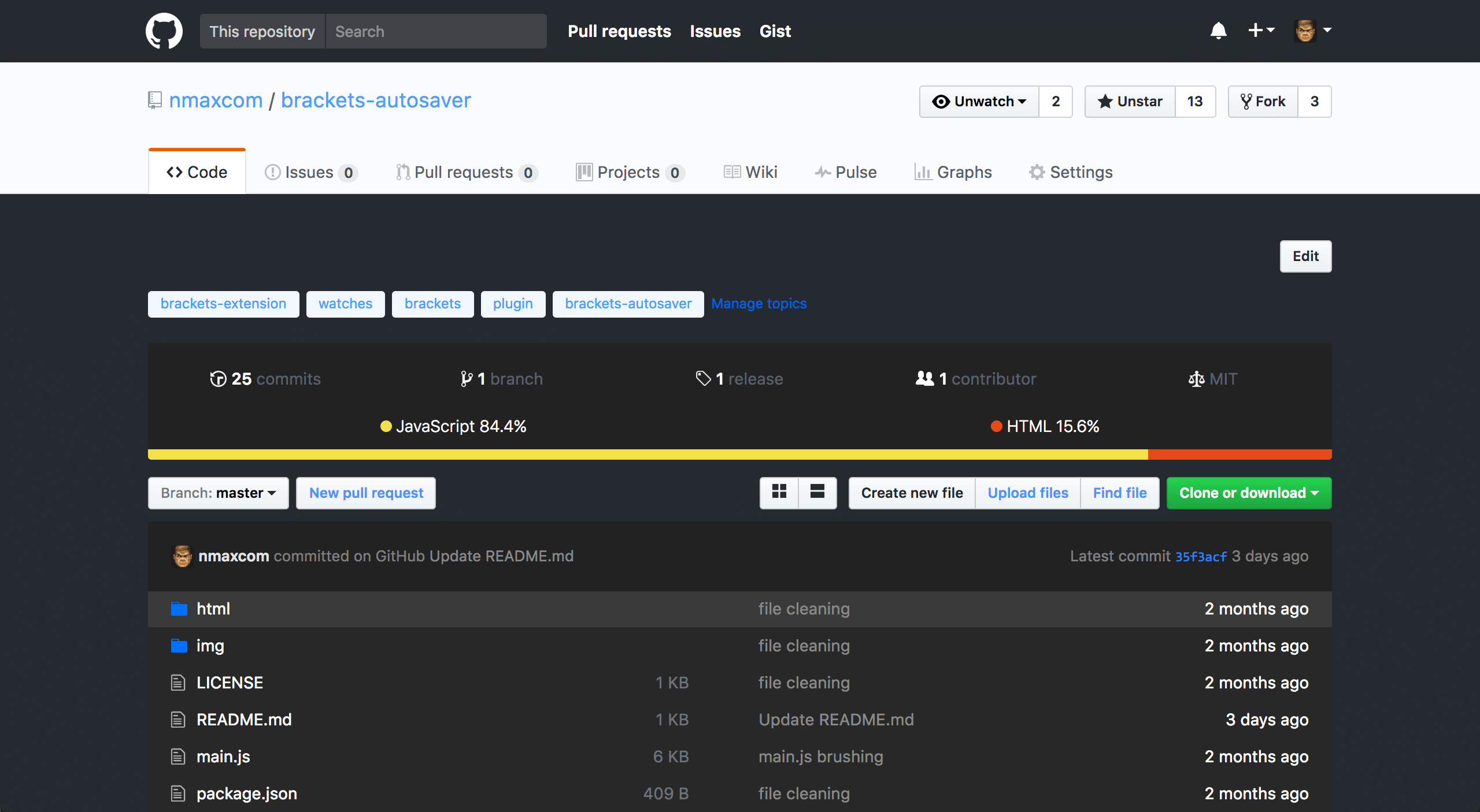 GitHub DarkTheme