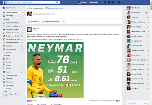 Facebook Wide - No Ads