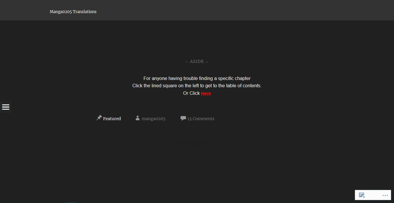 Manga0205 Wordpress Dark Theme