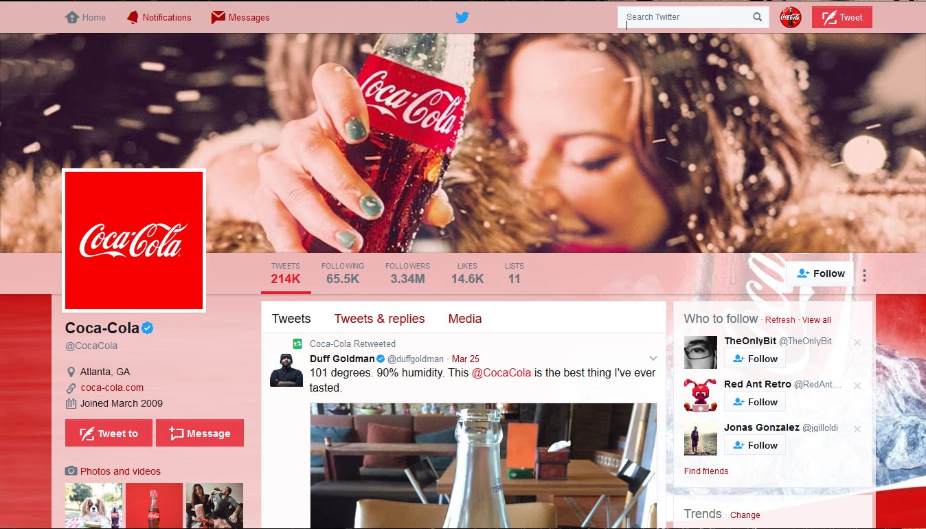 Ice Cold Coka Cola - twitter.com