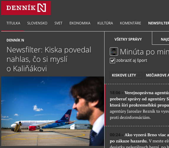 Dennik N Dark (inlcuding Czech edition)