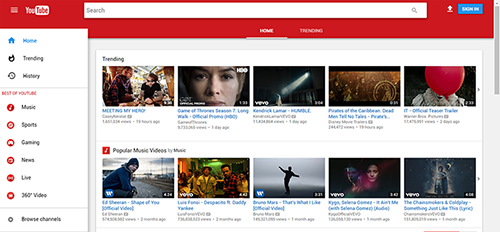 Youtube Material v0.1
