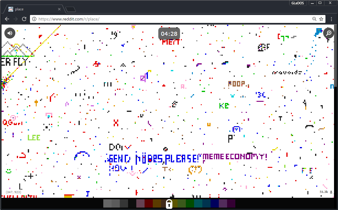 Fullscreen /r/place